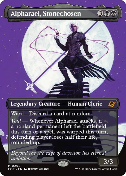 Image for Alpharael, Stonechosen (Borderless) (292) - Magic: The Gathering