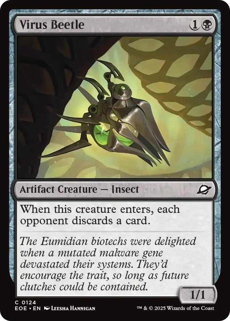 Image for Virus Beetle (124) - Magic: The Gathering