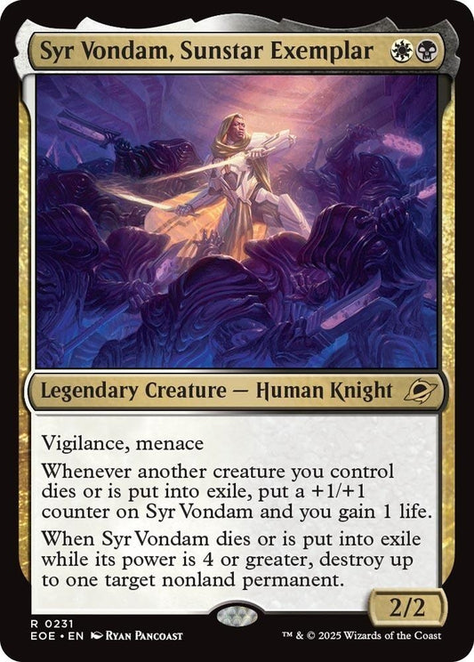 Image for Syr Vondam, Sunstar Exemplar (231) - Magic: The Gathering