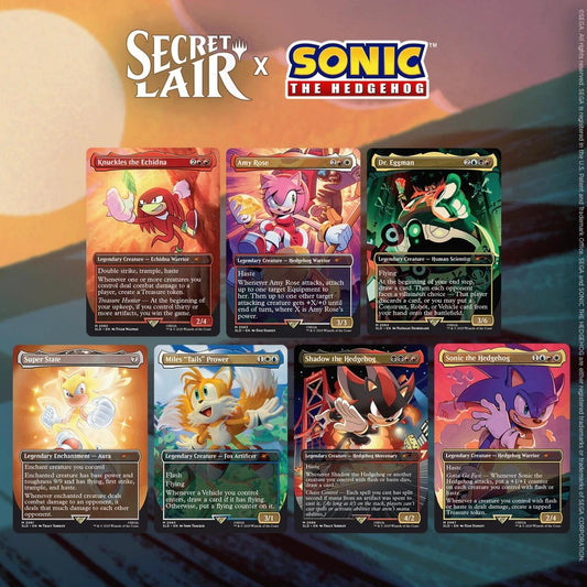 Image for Secret Lair x Sonic the Hedgehog Superdrop: Friends & Foes (Non-Foil) - Magic: The Gathering