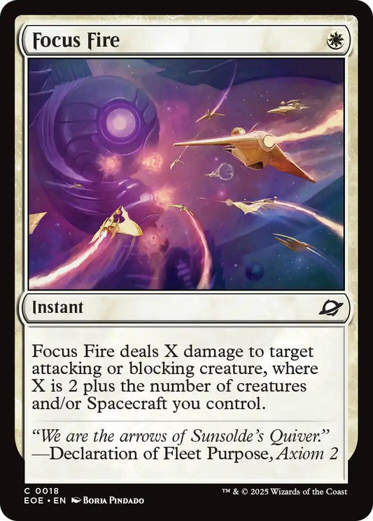 Image for Focus Fire (18) - Magic: The Gathering