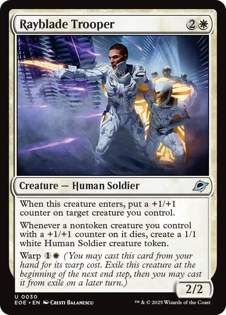 Image for Rayblade Trooper (30) - Magic: The Gathering