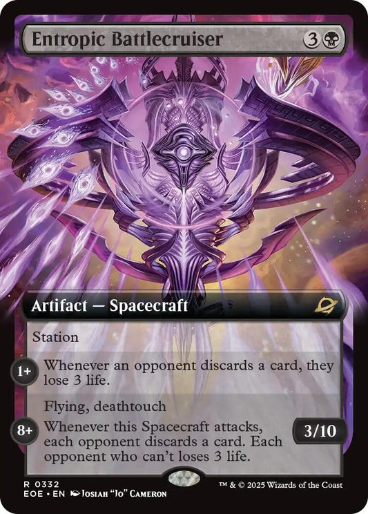 Image for Entropic Battlecruiser (Extended Art) (332) - Magic: The Gathering