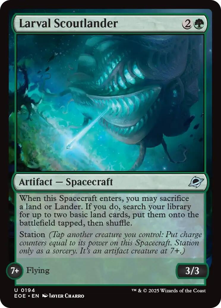 Image for Larval Scoutlander (194) - Magic: The Gathering