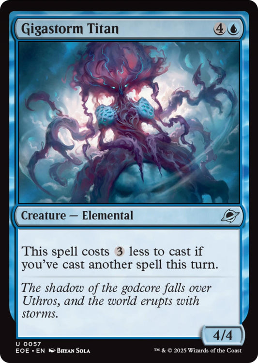 Image for Gigastorm Titan (57) - Magic: The Gathering