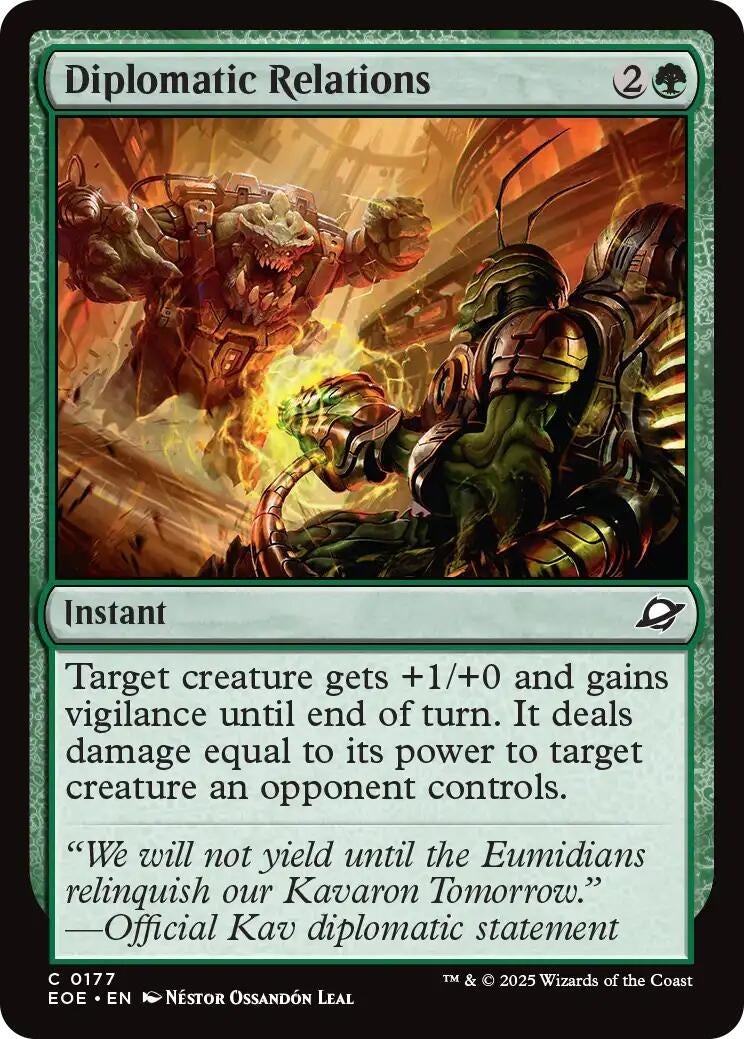 Image for Diplomatic Relations (177) - Magic: The Gathering