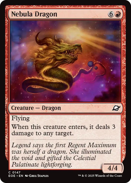 Image for Nebula Dragon (147) - Magic: The Gathering