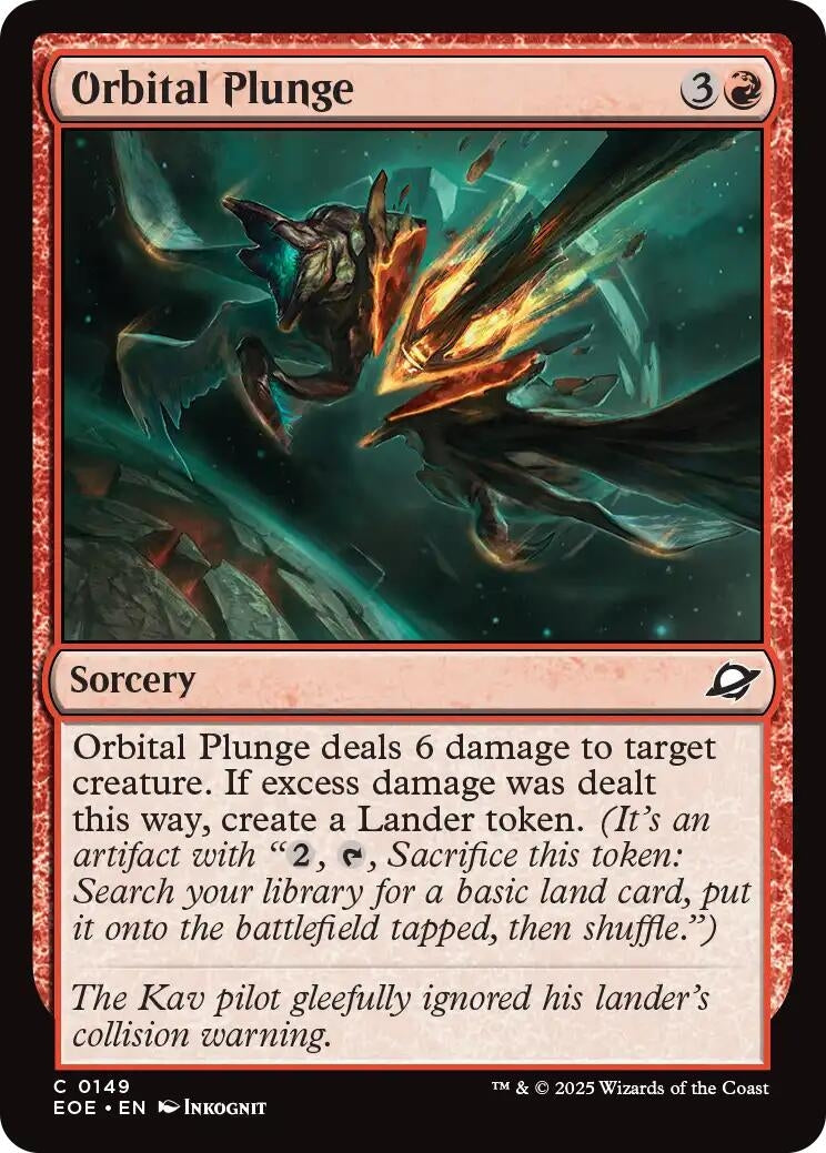 Image for Orbital Plunge (149) - Magic: The Gathering