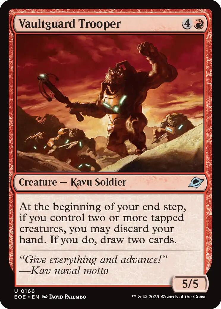 Image for Vaultguard Trooper (166) - Magic: The Gathering