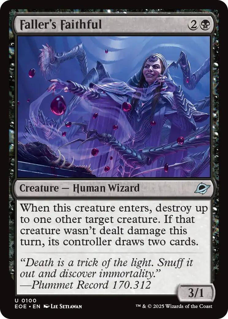 Image for Faller's Faithful (100) - Magic: The Gathering