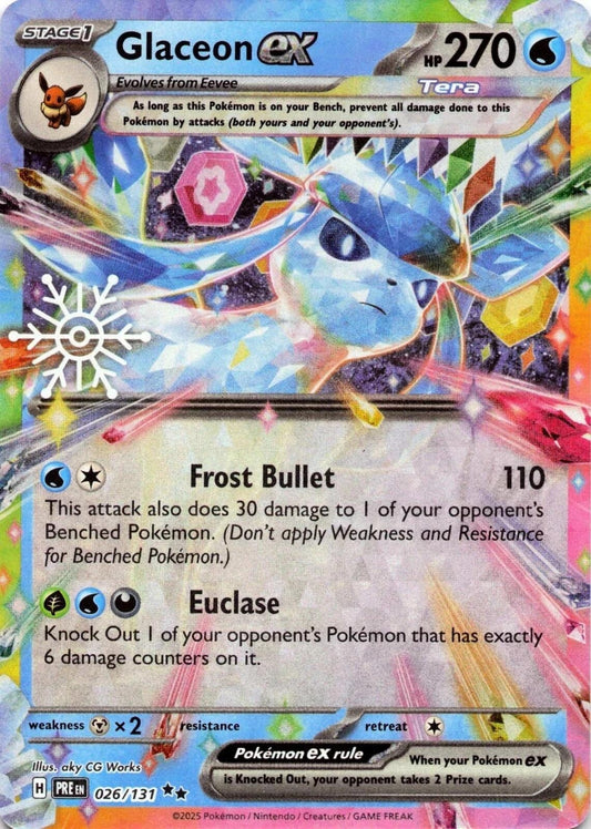 Image for Glaceon ex - 026/131 (Holiday Calendar) (026/131) - Pokemon