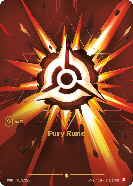 Fury Rune (Alternate Art) (007a/298)