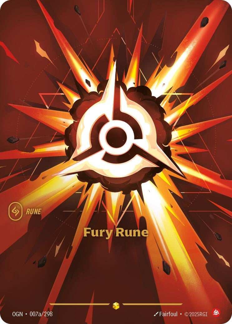 Fury Rune (Alternate Art) (007a/298)