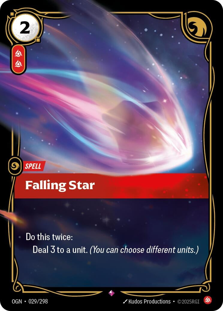 Image for Falling Star (029/298) - Riftbound: League of Legends Trading Card Game