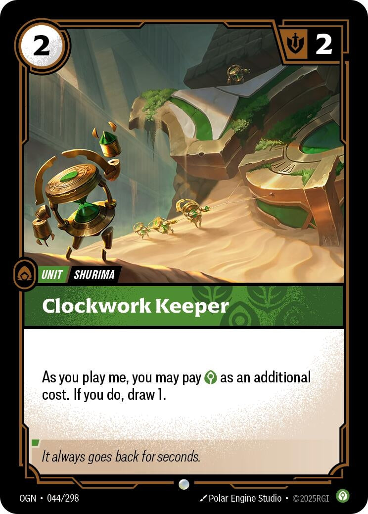 Image for Clockwork Keeper (044/298) - Riftbound: League of Legends Trading Card Game