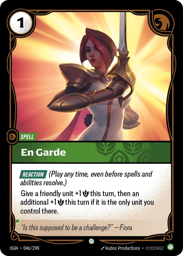 Image for En Garde (046/298) - Riftbound: League of Legends Trading Card Game