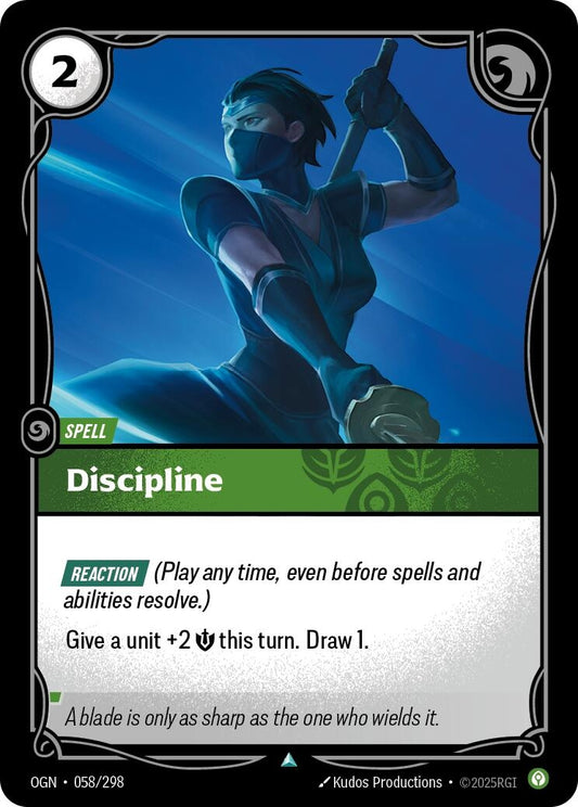 Image for Discipline (058/298) - Riftbound: League of Legends Trading Card Game