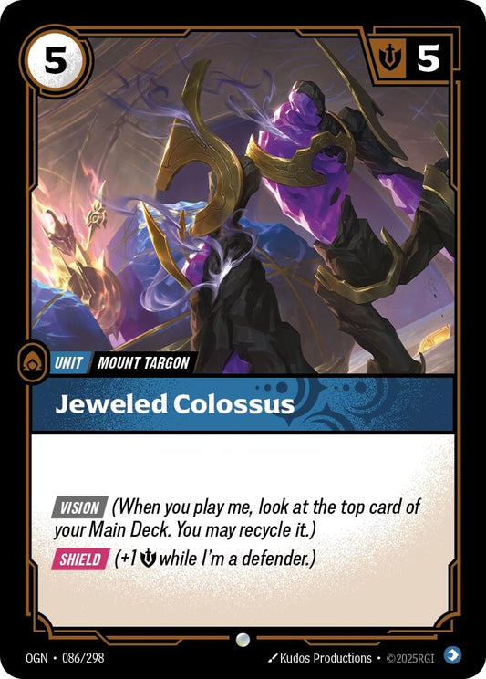Image for Jeweled Colossus (086/298) - Riftbound: League of Legends Trading Card Game