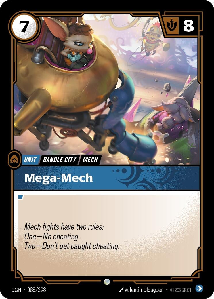 Image for Mega-Mech (088/298) - Riftbound: League of Legends Trading Card Game