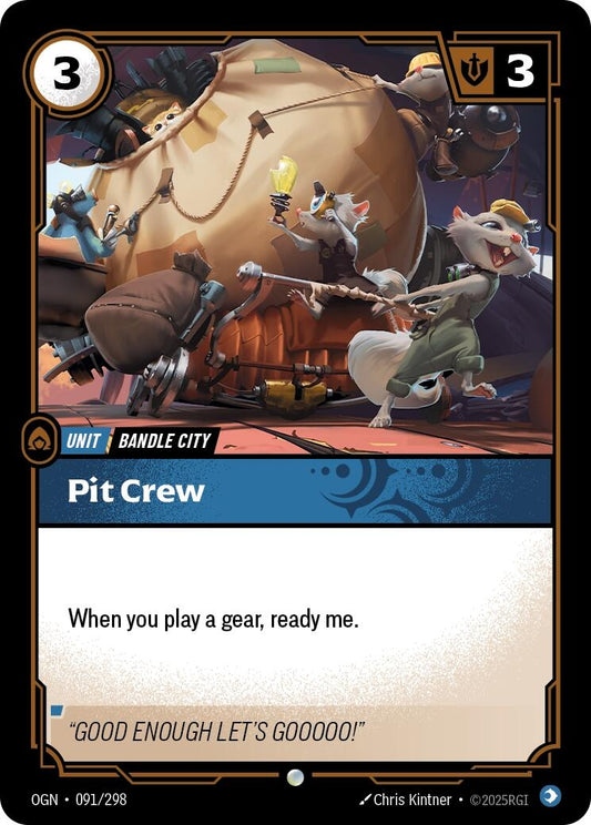 Image for Pit Crew (091/298) - Riftbound: League of Legends Trading Card Game