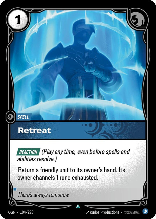 Image for Retreat (104/298) - Riftbound: League of Legends Trading Card Game