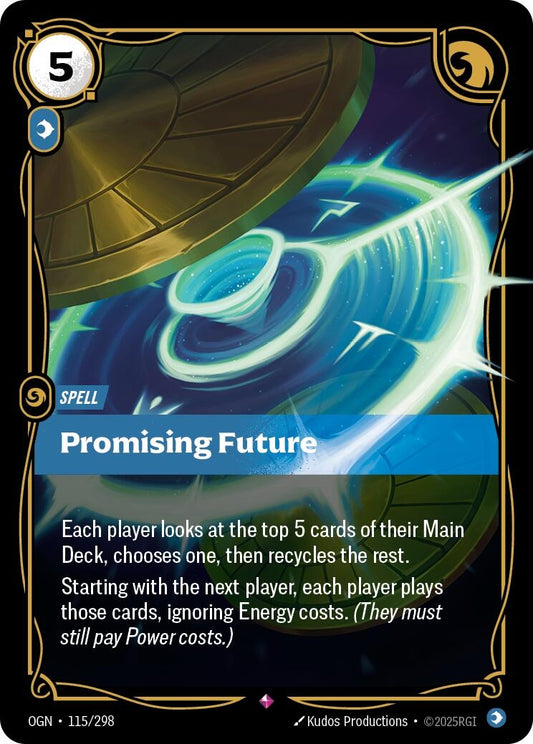 Image for Promising Future (115/298) - Riftbound: League of Legends Trading Card Game