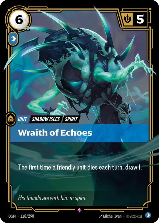 Image for Wraith of Echoes (118/298) - Riftbound: League of Legends Trading Card Game