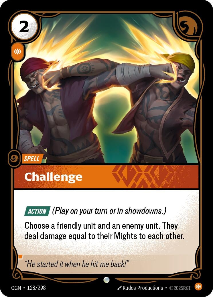 Image for Challenge (128/298) - Riftbound: League of Legends Trading Card Game
