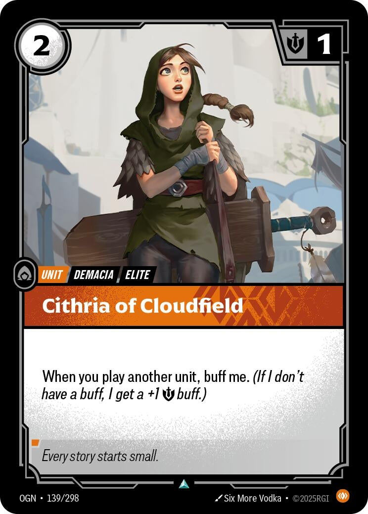Image for Cithria of Cloudfield (139/298) - Riftbound: League of Legends Trading Card Game