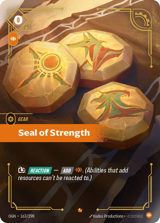 Image for Seal of Strength (163/298) - Riftbound: League of Legends Trading Card Game