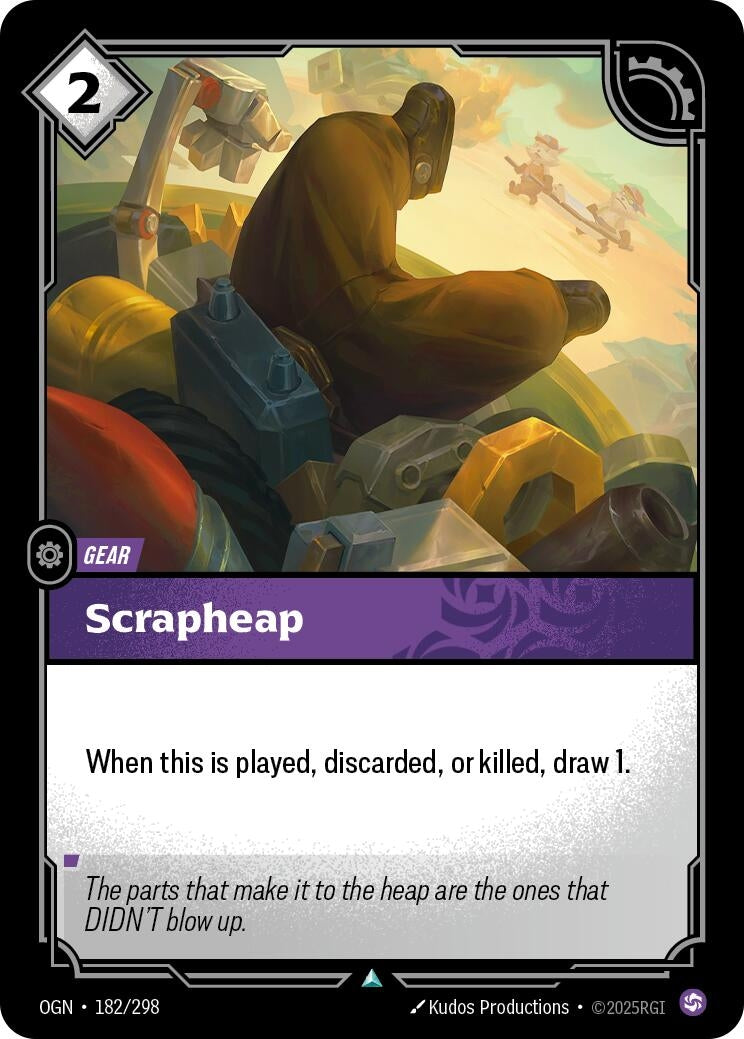 Image for Scrapheap (182/298) - Riftbound: League of Legends Trading Card Game