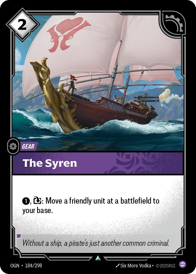 Image for The Syren (184/298) - Riftbound: League of Legends Trading Card Game