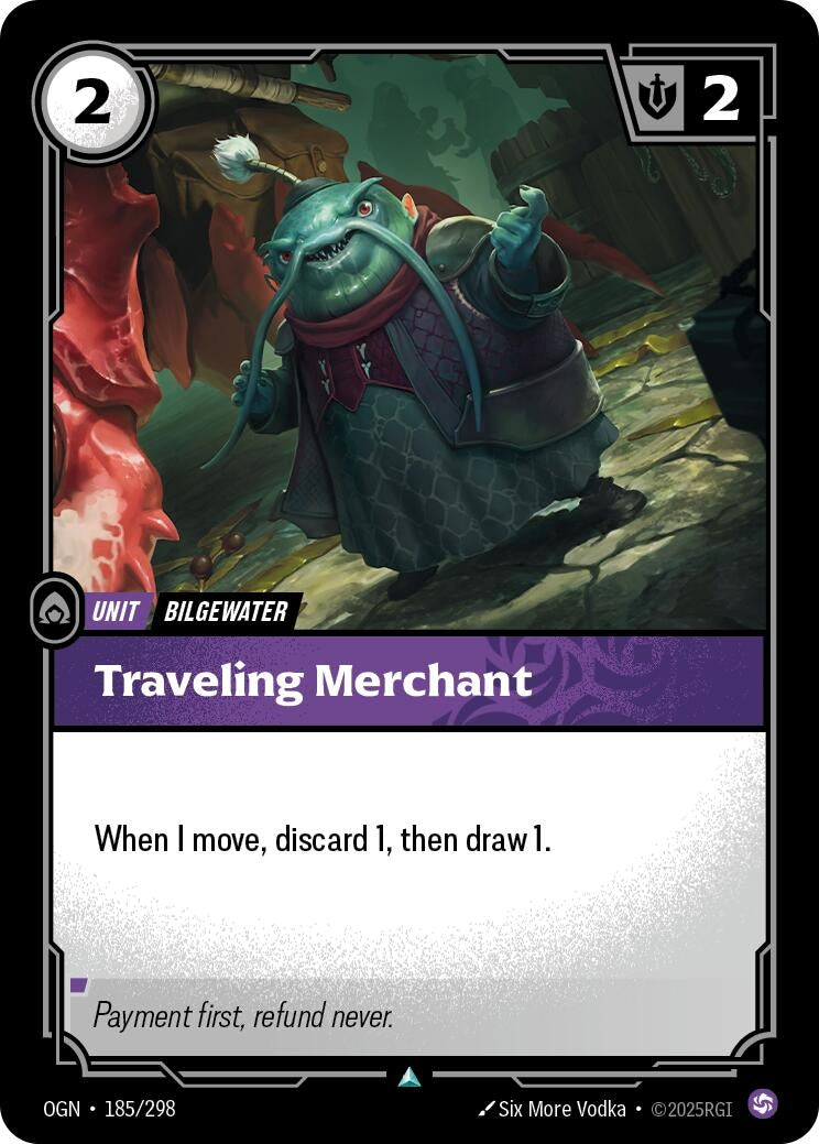 Image for Traveling Merchant (185/298) - Riftbound: League of Legends Trading Card Game