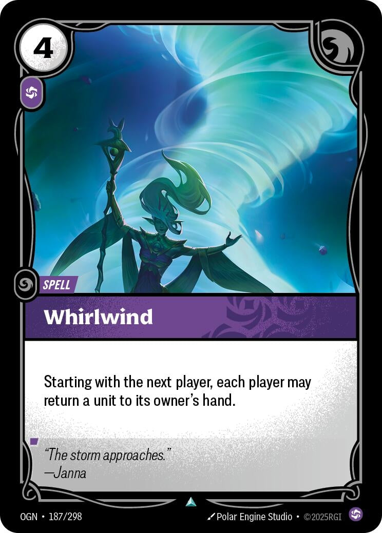 Image for Whirlwind (187/298) - Riftbound: League of Legends Trading Card Game