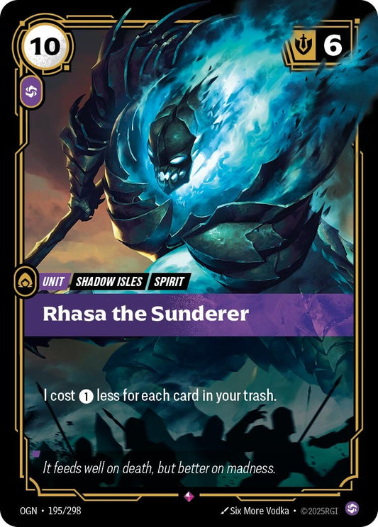 Image for Rhasa the Sunderer (195/298) - Riftbound: League of Legends Trading Card Game