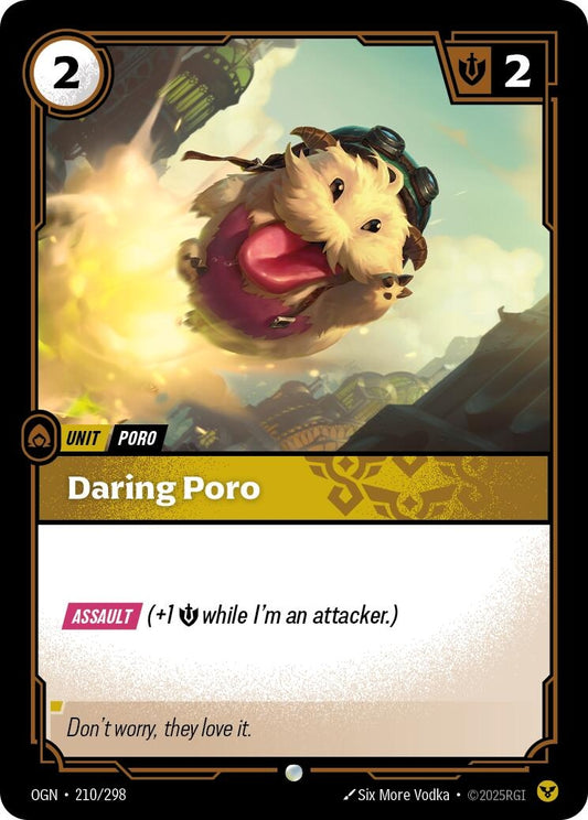 Image for Daring Poro (210/298) - Riftbound: League of Legends Trading Card Game