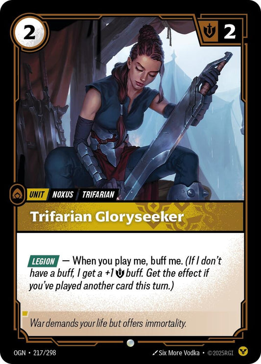 Image for Trifarian Gloryseeker (217/298) - Riftbound: League of Legends Trading Card Game