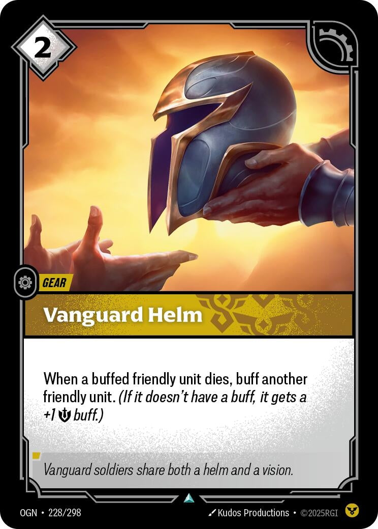 Image for Vanguard Helm (228/298) - Riftbound: League of Legends Trading Card Game