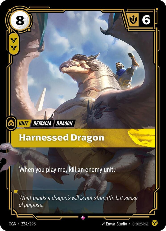 Image for Harnessed Dragon (234/298) - Riftbound: League of Legends Trading Card Game