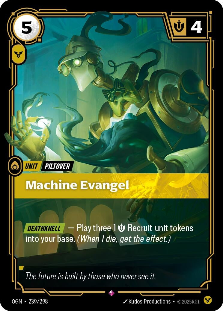 Image for Machine Evangel (239/298) - Riftbound: League of Legends Trading Card Game