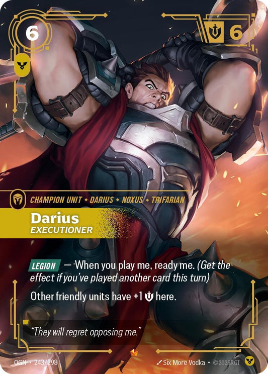 Image for Darius - Executioner (243/298) - Riftbound: League of Legends Trading Card Game