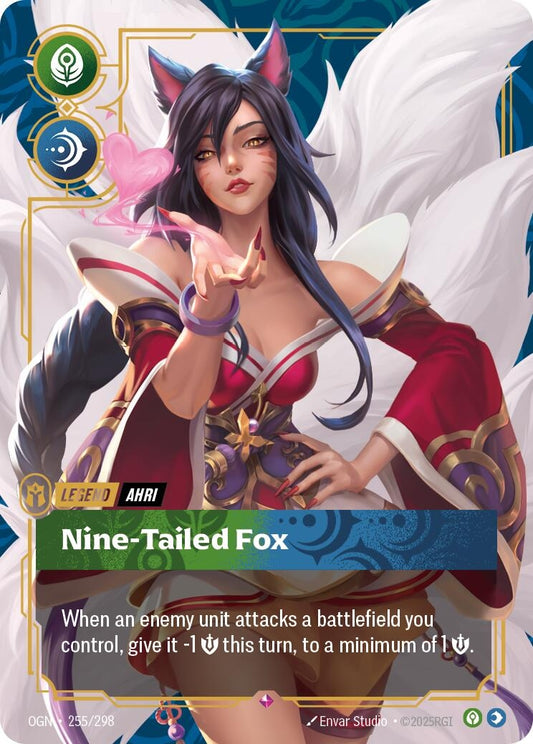 Image for Ahri - Nine-Tailed Fox (255/298) - Riftbound: League of Legends Trading Card Game