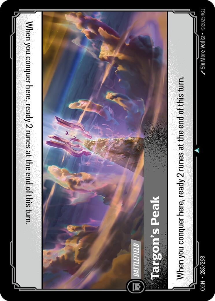 Image for Targon's Peak (289/298) - Riftbound: League of Legends Trading Card Game