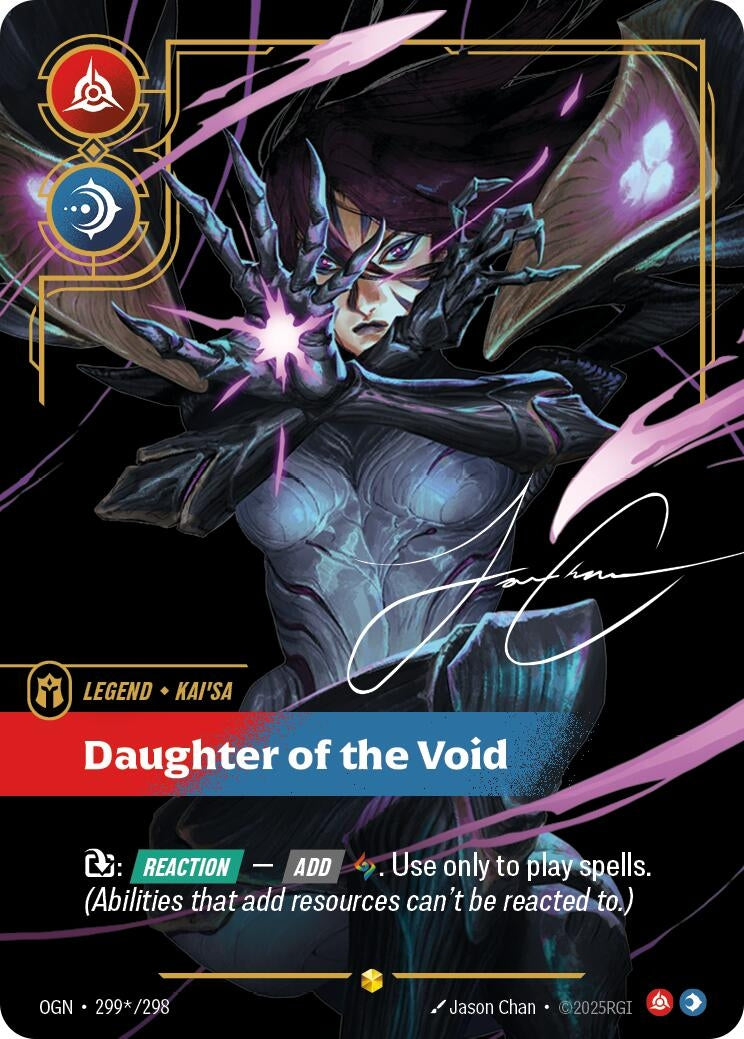 Image for Kai'Sa - Daughter of the Void (Alternate Art) (299*/298) - Riftbound: League of Legends Trading Card Game