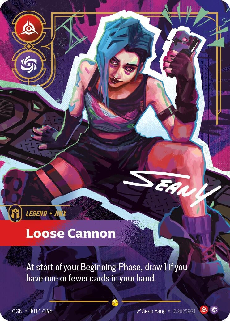 Image for Jinx - Loose Cannon (Alternate Art) (301*/298) - Riftbound: League of Legends Trading Card Game