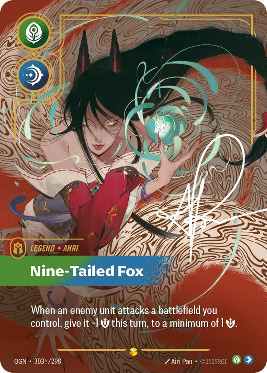 Image for Ahri - Nine-Tailed Fox (Alternate Art) (303*/298) - Riftbound: League of Legends Trading Card Game