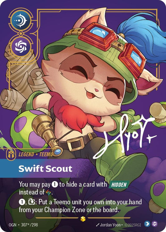 Image for Teemo - Swift Scout (Alternate Art) (307*/298) - Riftbound: League of Legends Trading Card Game