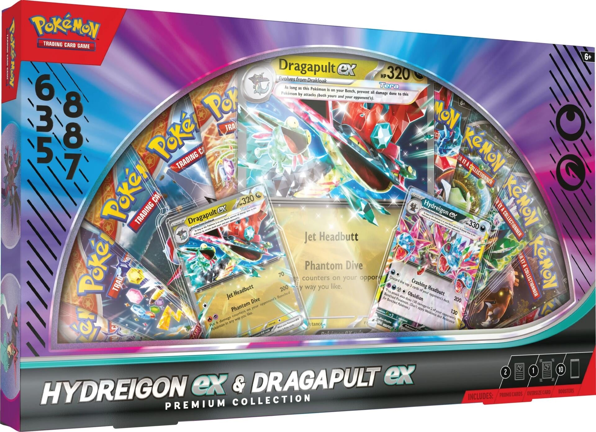 Image for Hydreigon ex & Dragapult ex Premium Collection - Pokemon