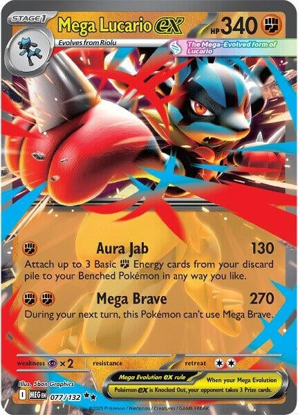 Mega Lucario ex (077/132)