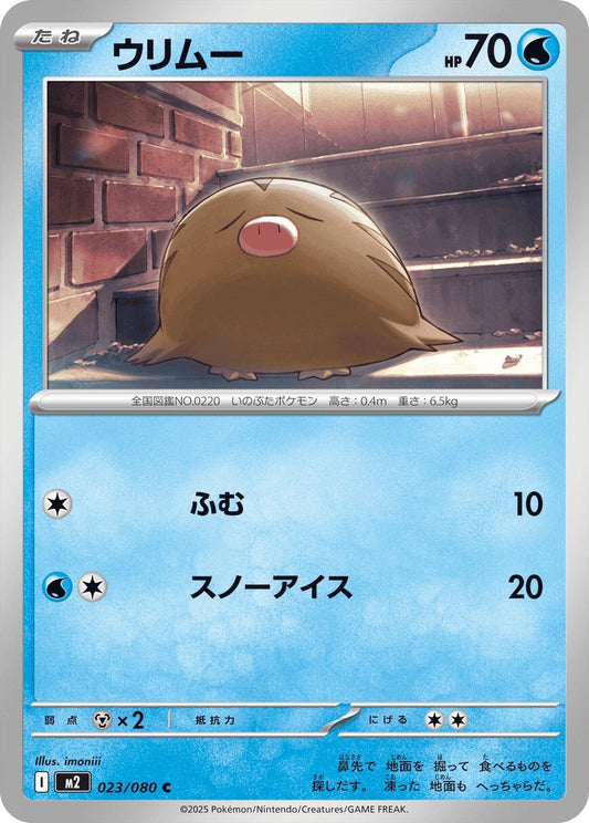 Image for Swinub (023/080) - Pokemon Japan